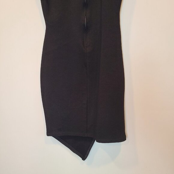 Windsor Mini Dress Black LBD Extra Small Mesh Chest - Picture 6 of 9